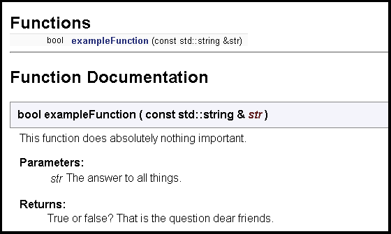 doxygen example header